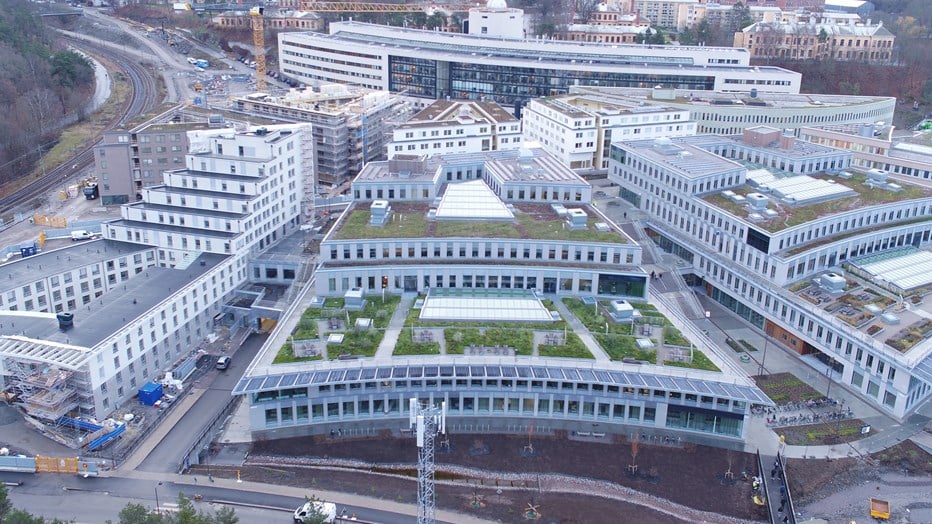 Nya delarna av Campus Albano