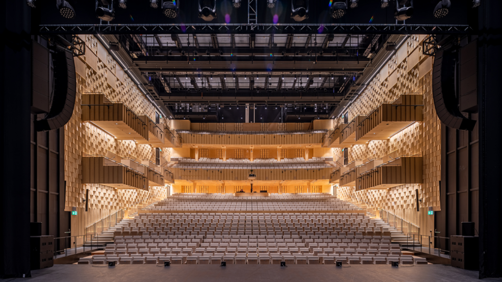 Den stora konserthallen i Sara Kulturhus