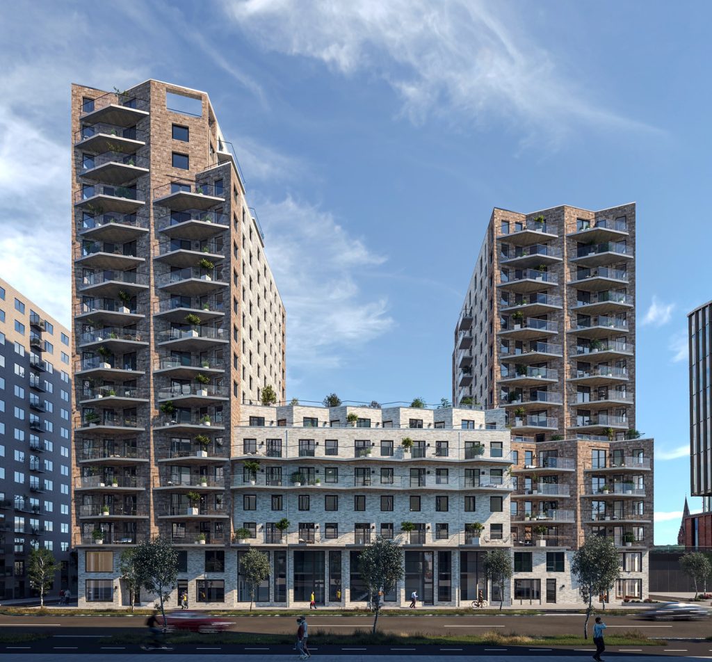 Visionsbild Wästbyggs Cityterrassen