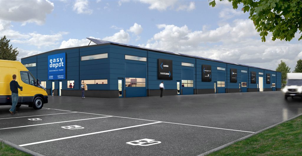 Exempelillustration av Easy Depot lokal