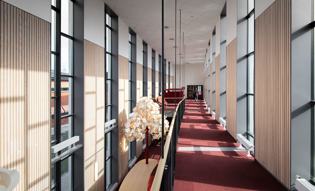 Trafikverkets nybyggda lokaler. 