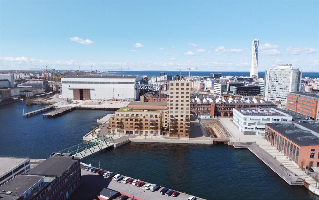 Brf Fyrskeppet får bästa läge, inklämt mellan centrala Malmö och Västra Hamnen.