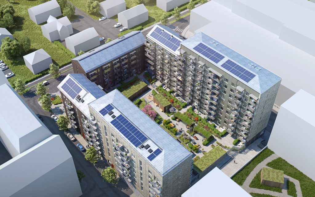 Brf Browallia sluter sitt kvarter tillsammans med systerföreningarna Petunia och Lobelia.